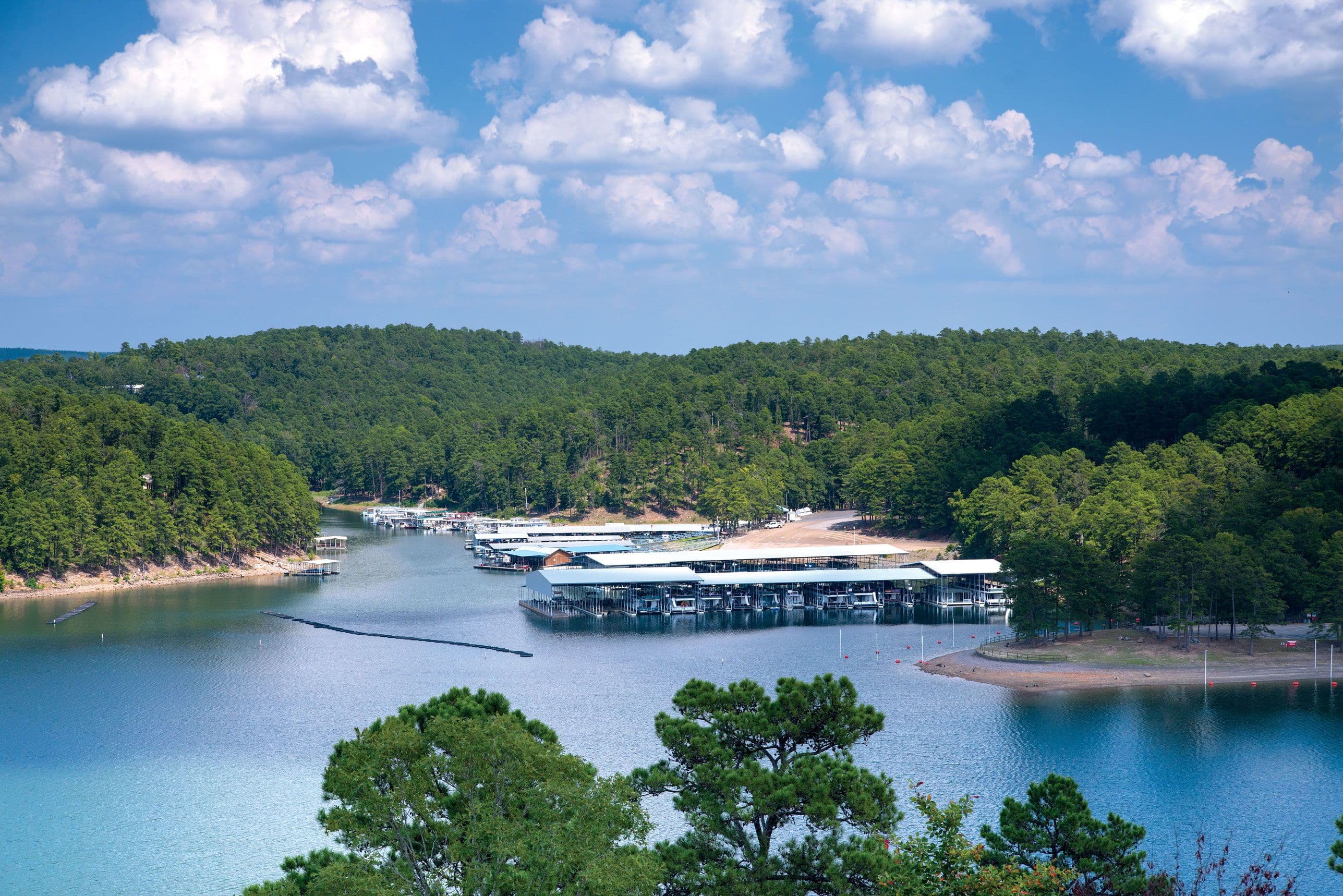 Lake Greeson is close, but it works better with a little planning.